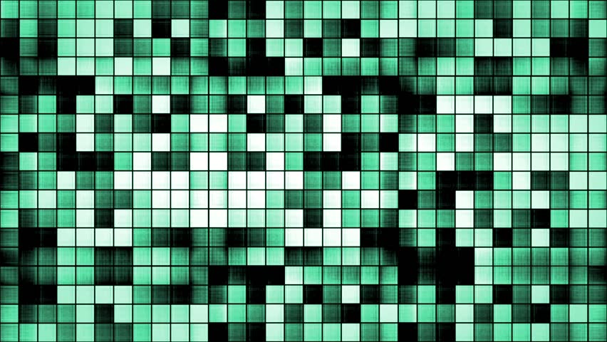 Cyan Textured Mosaic Background Loop

