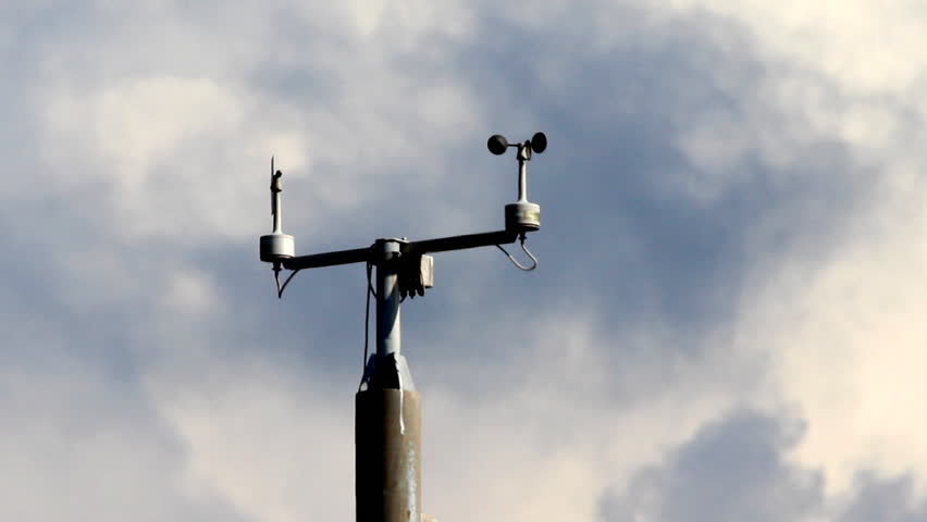 Weather station

Description: Small weather station during the wind.

