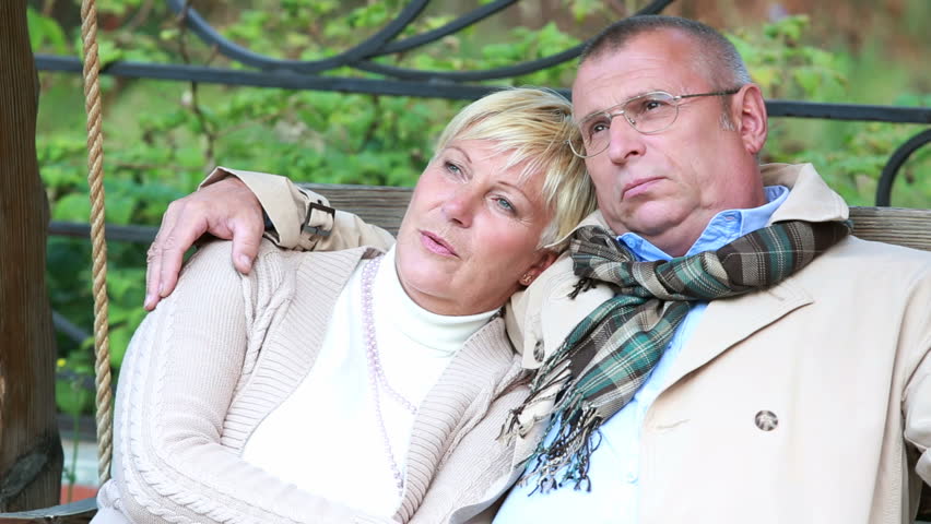 Lovely senior couple enjoying peaceful retirement