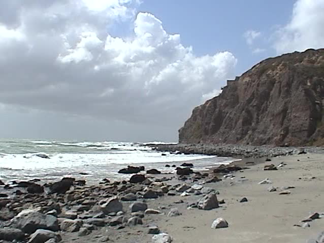 high surf in dana point california