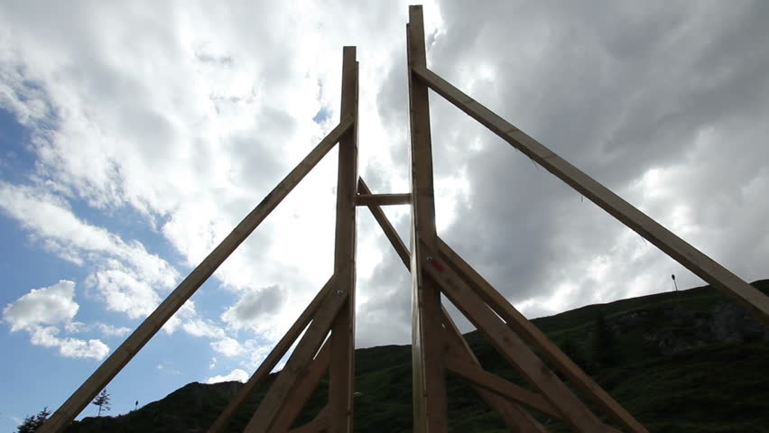 Wooden construction structure.
Fast motion 1080p 60fps so you can decrease speed.
24 sec.