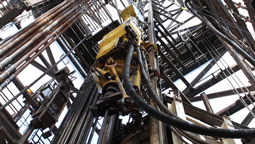 Top Drive System (TDS) Spinning for Oil Drilling Rig - Oilfield Industry