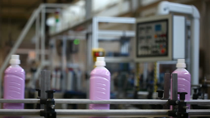 Liquid Detergent on Automated Production Line