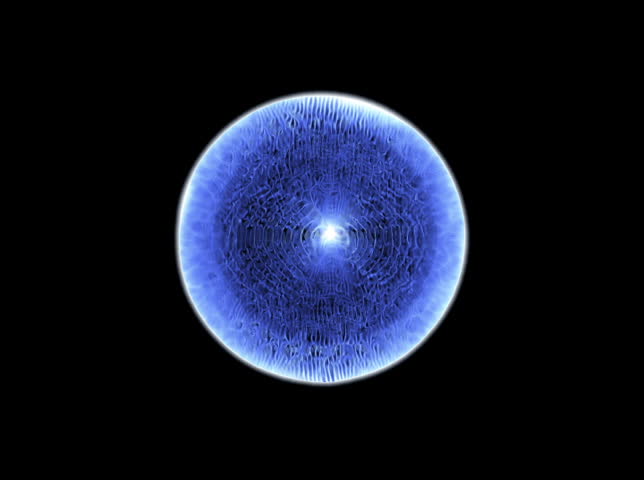 NTSC - Close-up on a microscopic single cell (Loop).