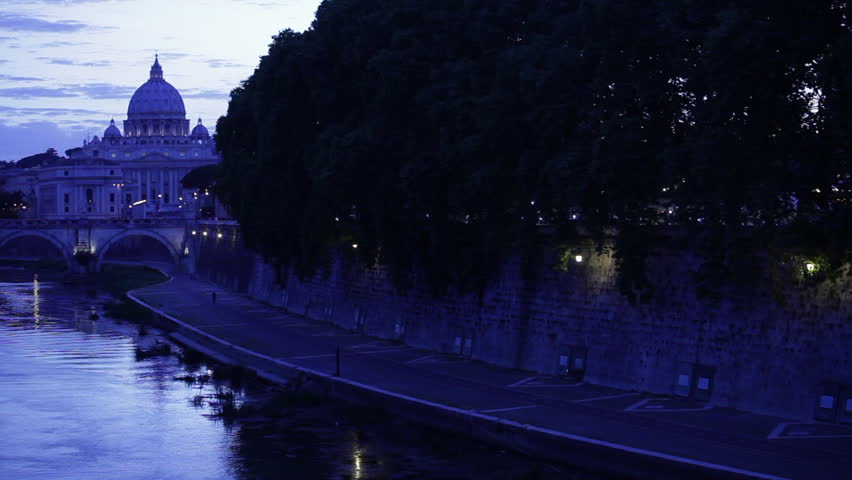 Walk way up to San Pietro shot in rule of thirds at sunset