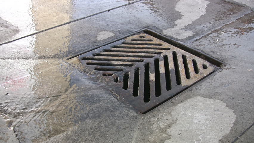 City drain.