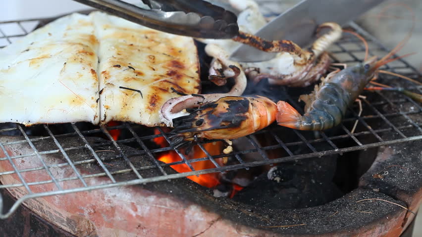 Gourmet Grilled seafood