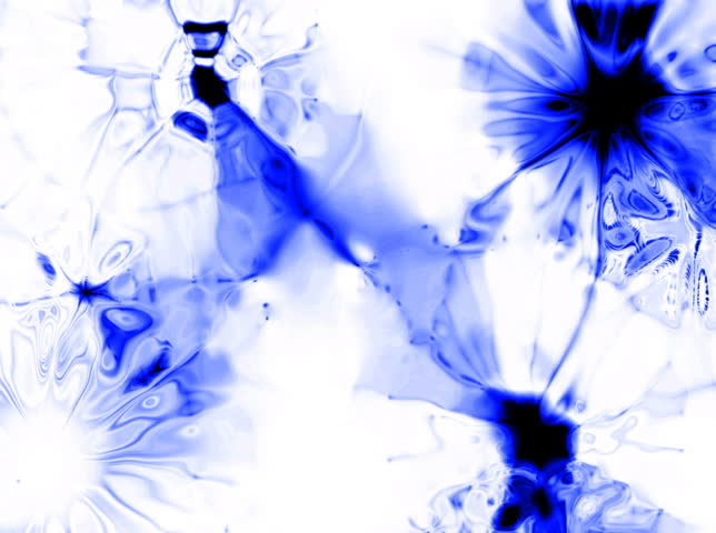 NTSC - Motion 741: Abstract fluid forms pulse, ripple and flow (Loop).