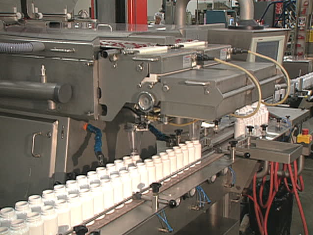 A pill manufacturing plant. 