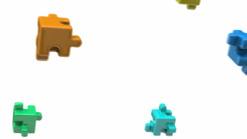 Animation of 3d puzzle cube