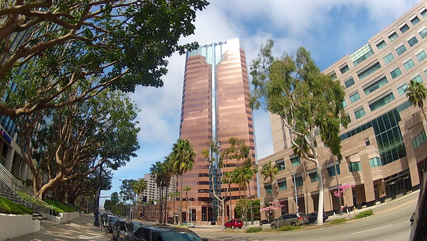 LONG BEACH, CA - APRIL 2, 2013: The lesser known World Trade Center Building circa 2013 in Long Beach. Long Beach is a west coast financial hub due to its proximity to Long Beach harbor. 