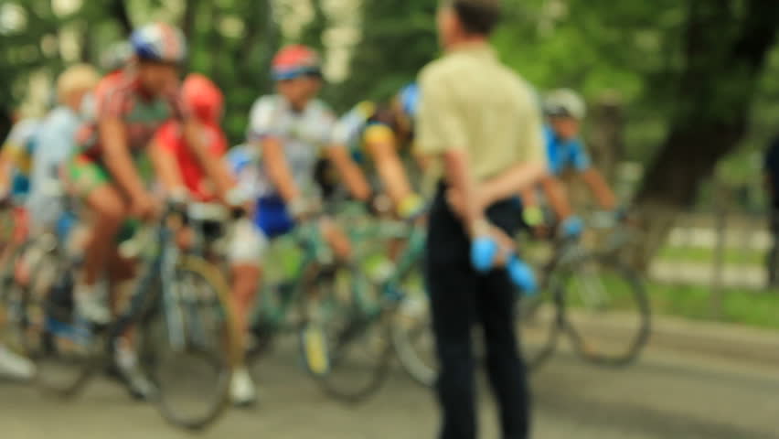 Racing Bicycle on city streets