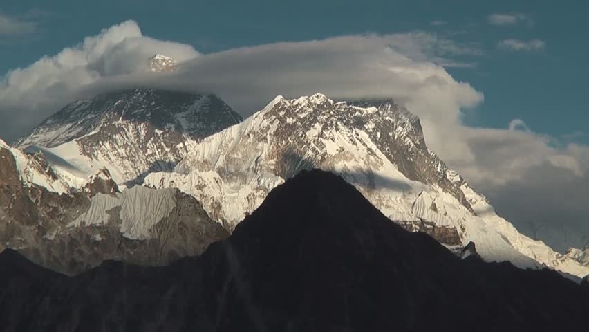 Panorama from the top of the peak Gokyo Ri