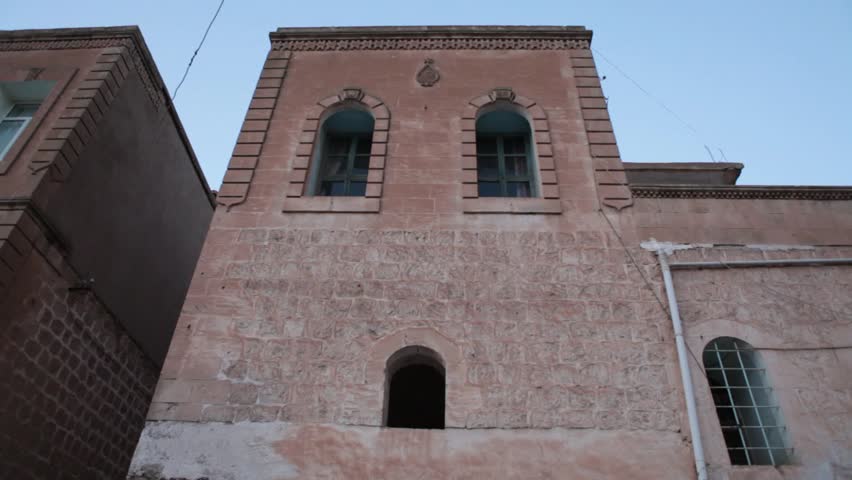 The aspect of Stone Hosuse in Mardin in Turkey