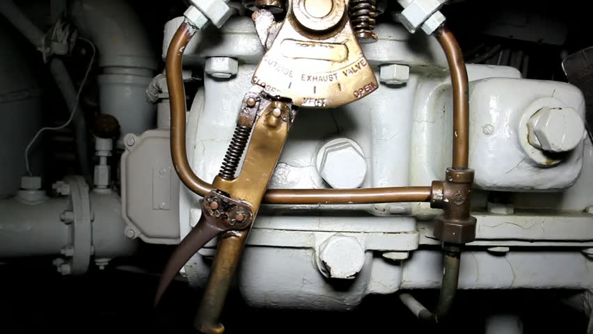 Handle And Mechanical Position Indicator Slowly Moved By Hand