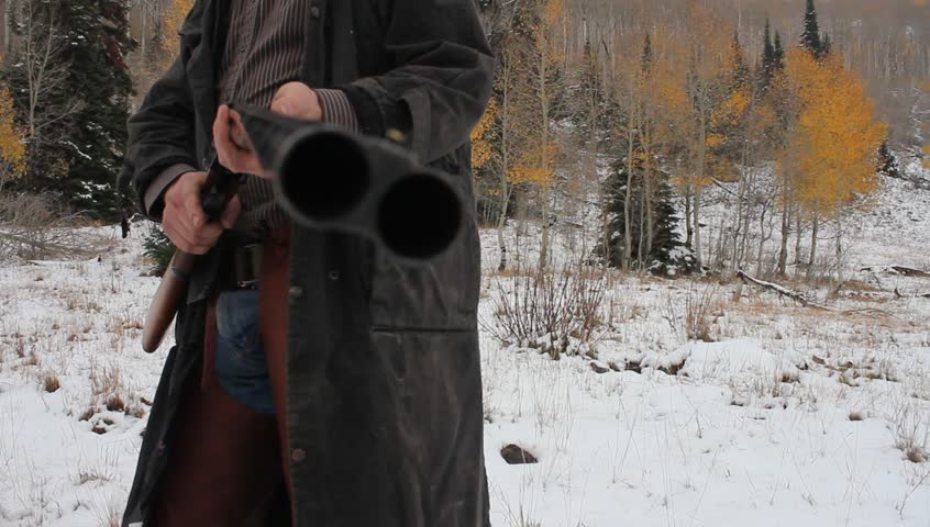 Looking down double barrel