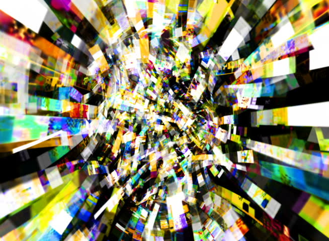 PAL - Motion 821: Streaming digital data (Loop).