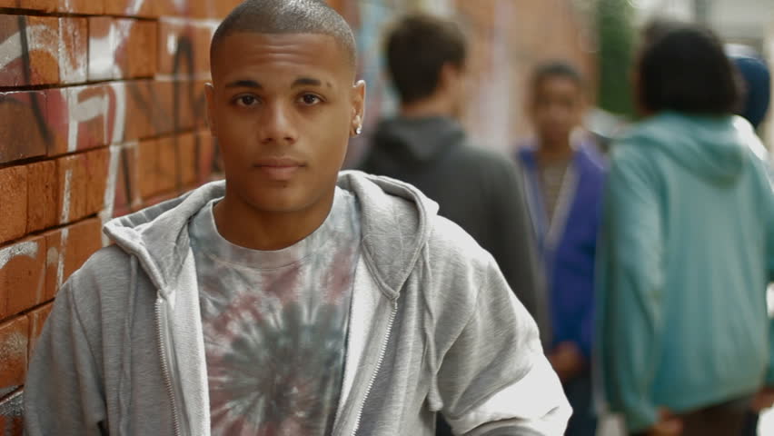 PORTRAIT: Teenage boy looking to camera