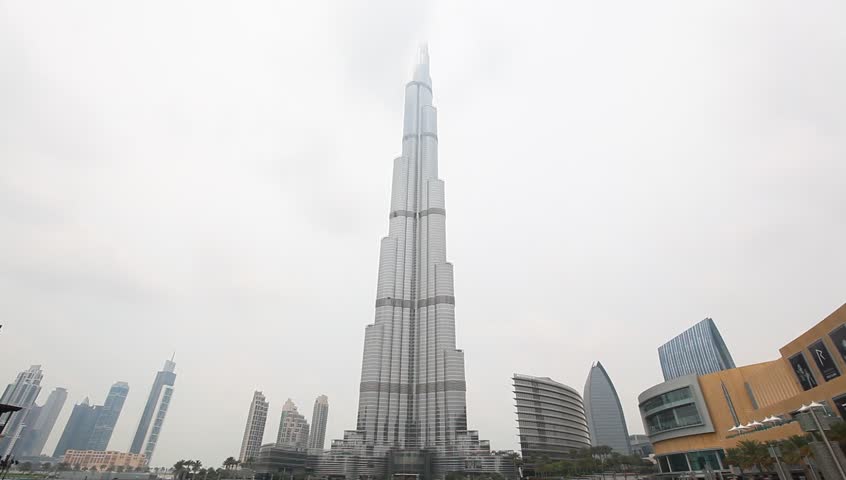 DUBAI, UAE. - MARCH 25 : Burj Dubai - tallest building in the world, at 828m. on March 25,2013 in Dubai, UAE.