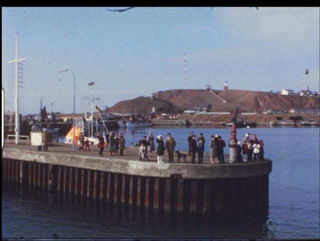 Vintage 8mVintage 8mm film: Trip to Helgoland, Germany, 1970s