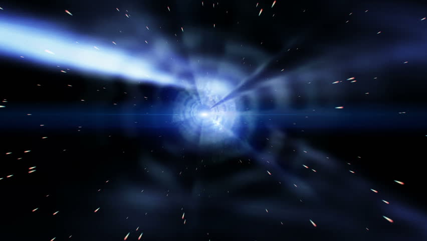 flight through space, warp tunnel/Flight through time and space
