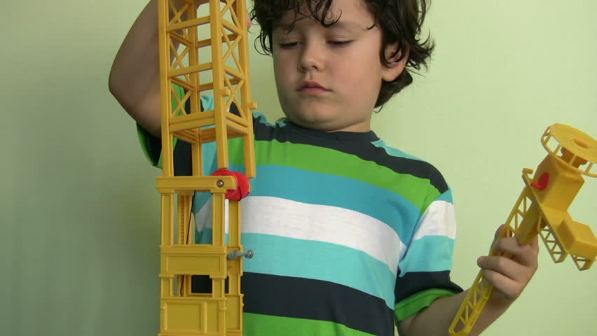 Child playing his toy