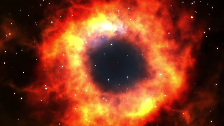 Zoom out from Helix Nebula.