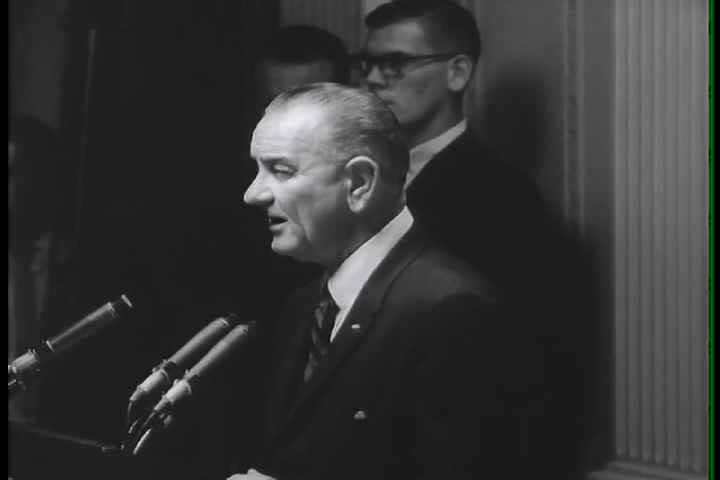 1960s - Lyndon Johnson speaks about Communism and Communist dictators while the US prepares to go to war with Vietnam.