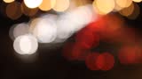 Defocused Night Traffic Lights - La Coruna