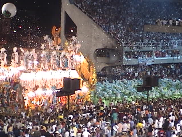 Carnival Show Rio de Janeiro (Brazil), several fantasy floats (1) - no sound, DV 4:3, Sony TRV 130
