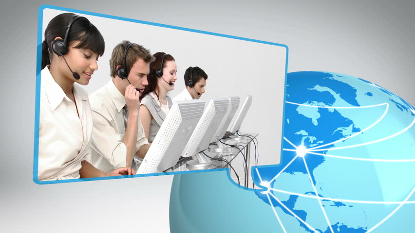 Animation of few telephonic platform in action