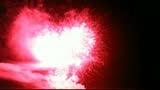 Colorful fireworks of various colors over night sky
