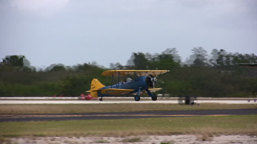 TITUSVILLE,FL-March 14, 2009: Airplanes arrive for the annual airshow