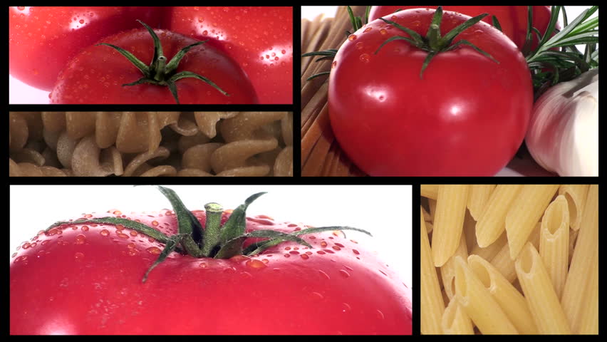 Pasta and Tomato montage - HD