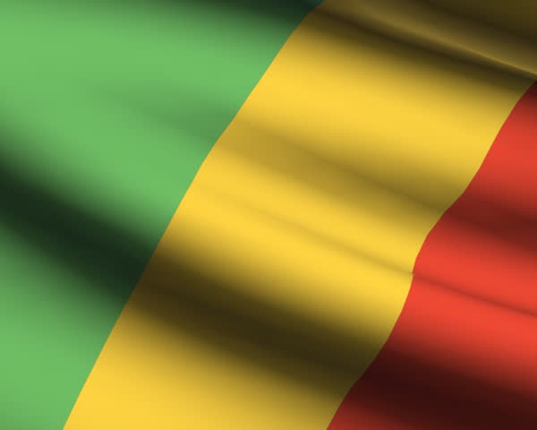 Congo flag animation.