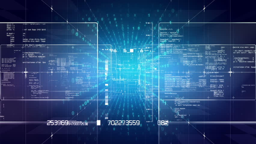 Camera move through pieces of software source code