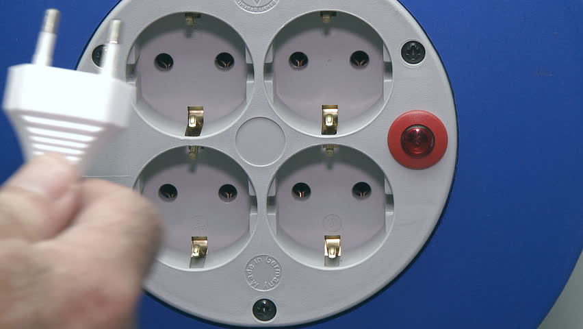 Plugging socket in 