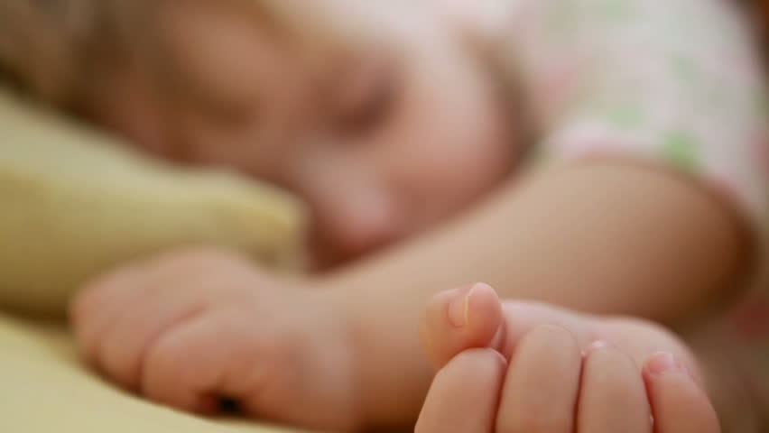 Close-up sleeping baby