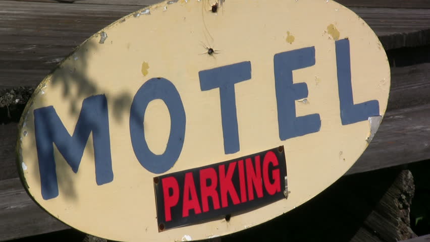 Motel Parking Sign