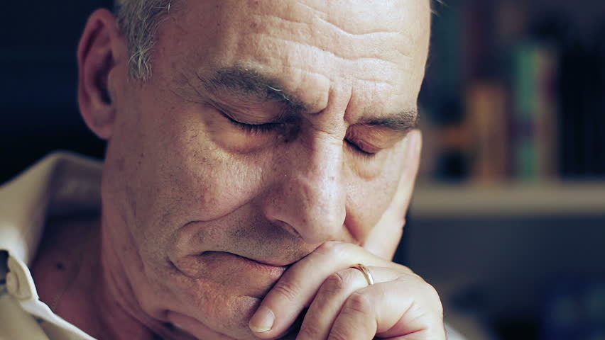 Pensive And Sad Old Man Sitting Alone Near Window Thoughts Thoughtful