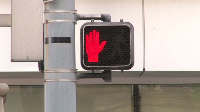 Crosswalk Signal in City