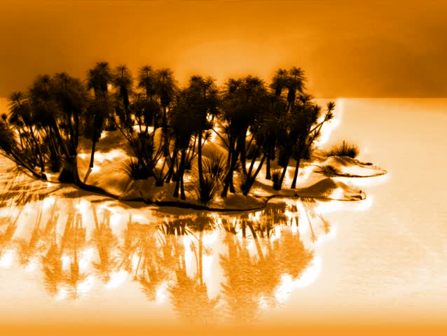 time lapse island with aura