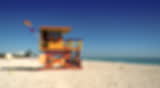 Life guard stand on South Beach, Miami