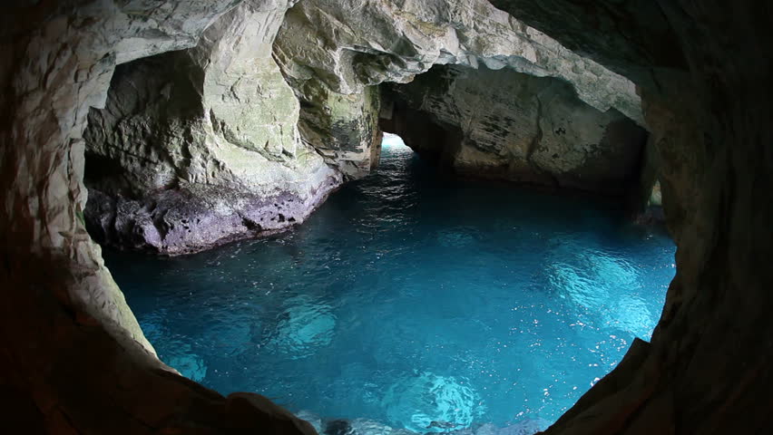 The grottoes of Rosh Hanikra, Galilee, Israel 