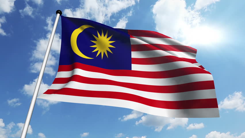 Gambar Bendera Malaysia Berkibar : Lukisan Gambar Bendera Malaysia
