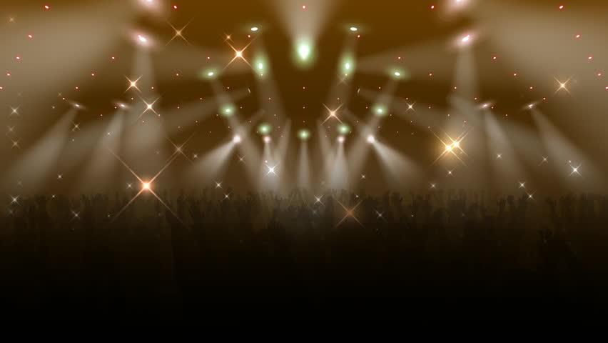 Live Concert. Crowd of cheering.