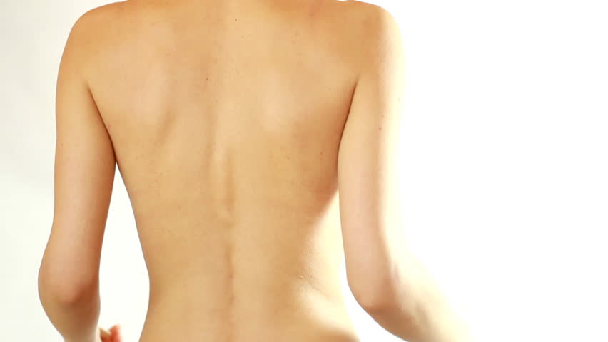 Woman dressing her bra - 1080p