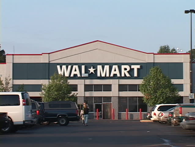 View of Wal-Mart from outside