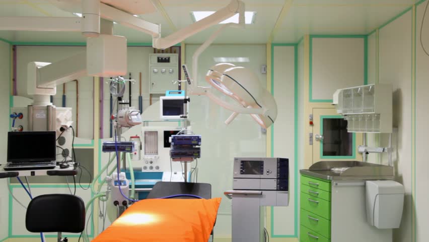 modern new medical office with various electronic equipment inside 