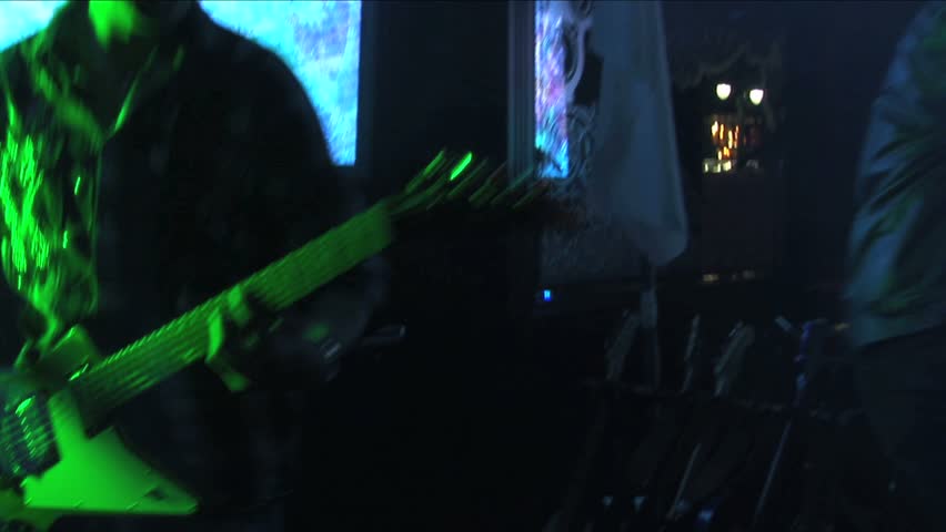 Dance Club Party Rock Band Entertainment Bar Performance Lights